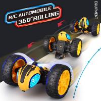 Juguetes de Coche de Control remoto, coche acrobático con Giros laterales giratorios de 360 ° y Batería recargable - details 2