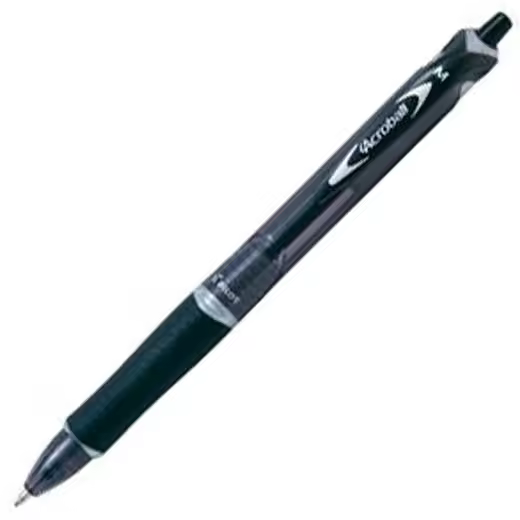 Pilot boligrafo acroball medio negro -10u- - 1
