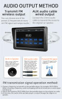 BQCC Radio De Coche 7 Pulgadas Con Pantalla Táctil Y Visera Solar Soporte De Medios Multimedia Wireless Carplay Y Android Auto - details 9