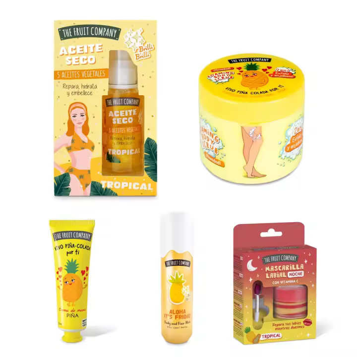 CAJA MINI HAWAII - Lote de 5 productos - The fruit company - 1