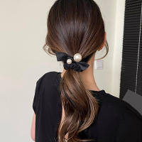1Pcs Diadema Elástica De Perla Artificial Minimalista Para Mujeres Y Niñas Accesorio Para Cabello Estilo Elegante Para Moño - details 0