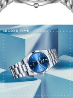 Reloj De Negocios De Lujo Para Hombres Acero Inoxidable 3Bar Impermeable Movimiento Japonés De Cuarzo Calendar Reloj De Pulsera - details 3