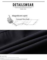 Chaqueta De Moda Para Hombre Casual De Primavera Y Otoño Abrigo Grande Y Suelto Estilo Dad Con Bolsillos Cierre De Cremallera - details 12