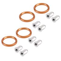 4 Gaxetillas De Escape Y 8 Tornillos Para Honda CB500 CB550 VF500/700/750 VFR750/800 Cubiertas Y Molduras Ornamentales - details 1