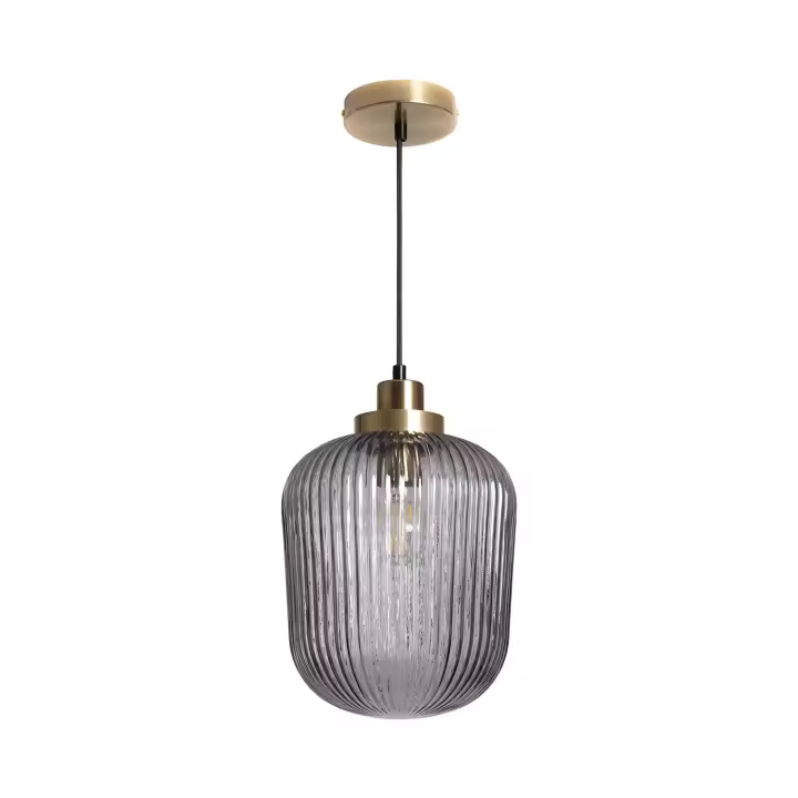Ledkia Lámpara Colgante Metal y Cristal Windsor - 1