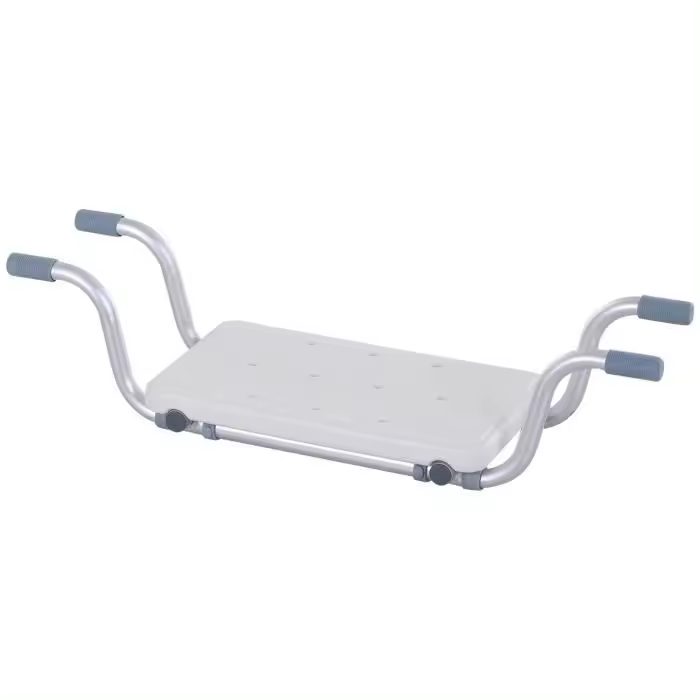 Taburete de ducha, ayuda para la ducha, silla de baño, asiento de baño, capacidad de carga hasta 120 kg - 1