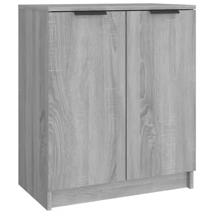 Mueble Zapatero de Madera contrachapada gris Sonoma 59x35x70 cm - 1