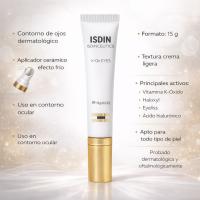 ISDIN - Crema contorno de ojos K-Ox Eyes con vitamina K-óxido, ácido hialurónico y Haloxyl para reducir bolsas y ojeras, textura ligera y aplicador cerámico frío - details 0