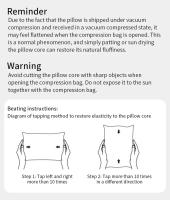 Almohada De Cuello 3D Para Hotel Estrella Masajeadora SPA Almohada De Fibra Core Cervical Para Descanso Y Soporte Orthopédico Para Adultos - details 0