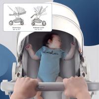Carrito de bebé ligero y de alto paisaje de lujo, asiento en forma de huevo para recién nacidos, carrito de bebé plegable de una mano, tamaño compacto - details 6