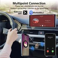 Adaptador De Audio Bluetooth 5.2 2 En 1 Transmisor Receptor Aptx HD Bajo Retardo 3.5mm AUX Para TV PC Coche Altavoz 2 Auriculares - details 7