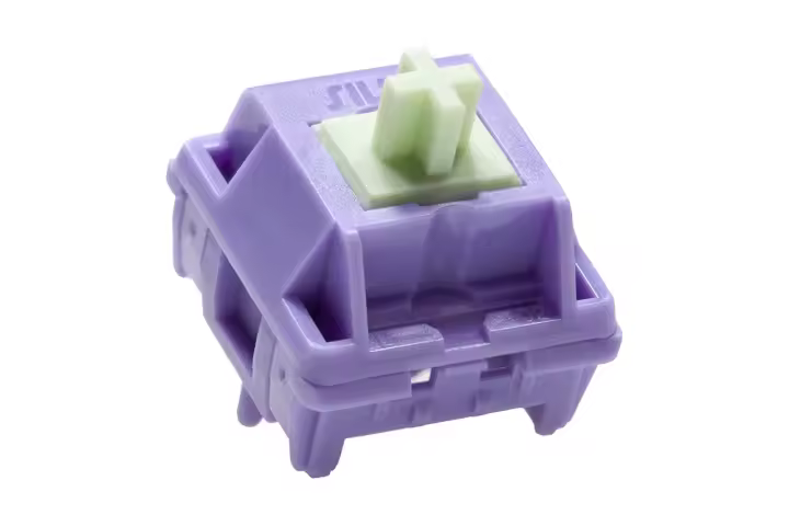Interruptores De Teclado Mécanico Sillyworks Hyacinth V2 Lineales 45g MX Lubrificados En Fábrica Para Mice & Keyboards - 1