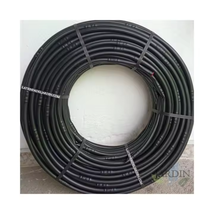 Suinga Tubería 16mm con Goteros Cada 50cm, 100m, Riego por Goteo Negra - - 1