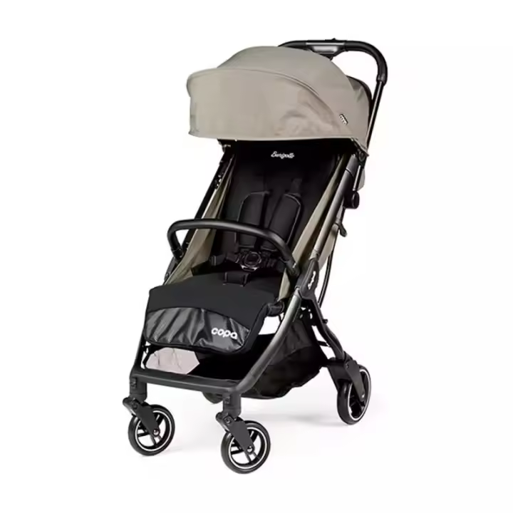 Silla de paseo compacta Burigotto Copa Gris, soporta hasta 22 kilos - Plegado ultracompacto - 1