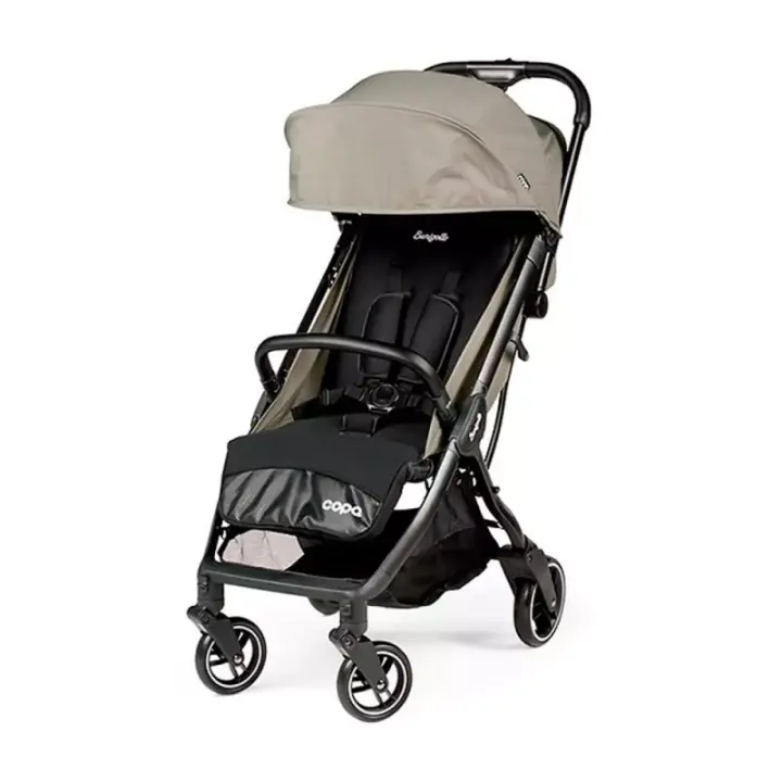 Silla de paseo compacta Burigotto Copa Gris, soporta hasta 22 kilos - Plegado ultracompacto - 1