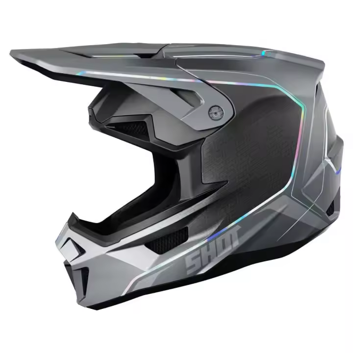 Shot Casco Off-road Lite Chaquellenger Gris Adulto - 1