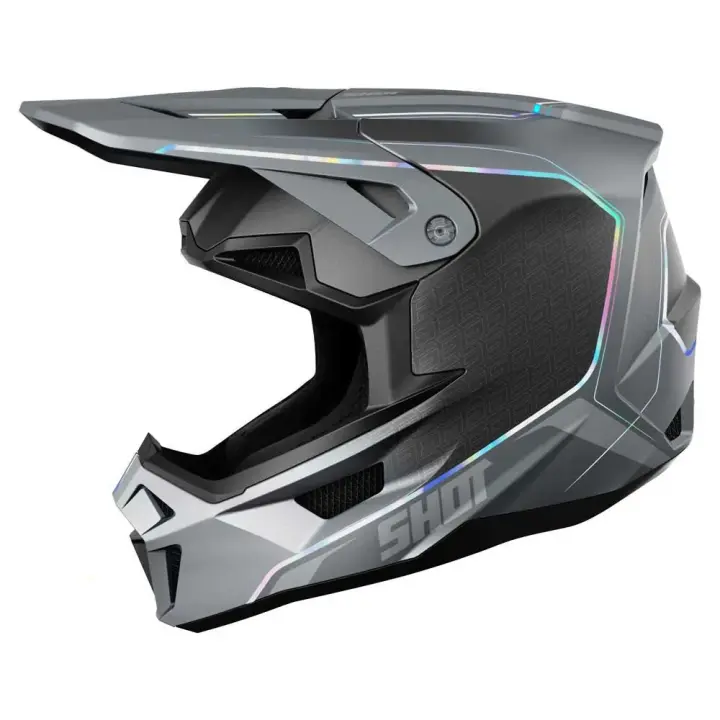 Shot Casco Off-road Lite Chaquellenger Gris Adulto - 1