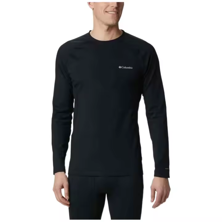 Camiseta de Manga Larga Columbia Knit Crew Ii Omni-Heat 3D para hombre en color negro - 1