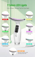 Dispositivo De Belleza Para El Cuello EMS Con Corriente Microcorriente Y LED Fotón Reducción Del Doble Mentón Antiarrugas Acondicionamiento De La Piel Del Cuello USB - details 4