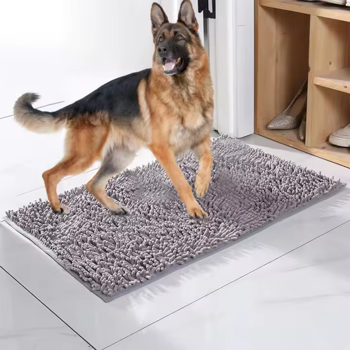 Alfombra Absorbente Para Perros Con Patas Llanas Antideslizante Lavable Rápido Secado Microfibra Para Mochilas Y Juguetes - 1