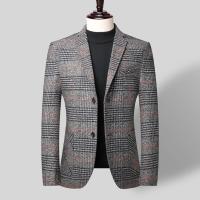 Chaqueta Occidental Slim Para Hombres Moda Nueva Casual Confortable Y Personalizada Ropa Hombre Elegante Cierre Simple Talla Regular Para Todas Las Estaciones - details 3