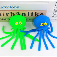 Octopus De Agua Squeezable Juguete De Alivio Del Estrés Para Baño Y Piscina Decoración De Verano Juguete De Silicona Unisex - details 8