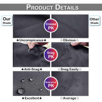 Manto De Sombra Impermeable Para Balcón Protección UV Del 70% Cubierta De Valla Para Patio Escudo De Sol Para Paredes De Madera Decoración De Jardín Y Piscina - details 8