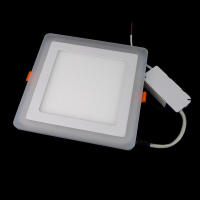 Lámpara Panel LED De Techo Revestido 6W 9W 16W 24W Luz De Decoración Para El Hogar Cambio De Color Azul Y Blanco Redondo Y Cuadrado - details 6