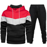 Traje De Deporte Casual Para Hombre Con Capucha Sudadera Y Pantalones Negros De Alta Calidad Para Uso Diario En Otoño E Invierno - details 6