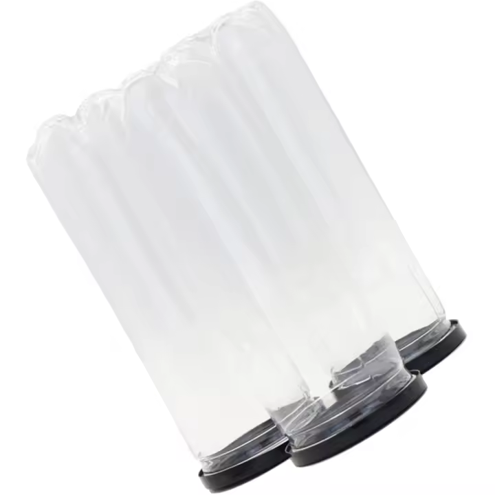 3pcs Contenedor De Bolas De Tenis Resistente Al Desgaste Botella De Almacenamiento De Bolas De Plástico Organizador Práctico Para Deportes - 1