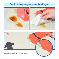 Alfombra bebé con diseños infantiles, 1 cm de grosor edibaby - details 3