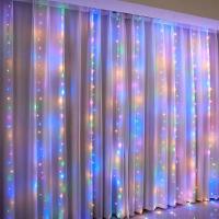 Luces LED De Cortina 3 Metros Con Control Remoto USB Guirnalda De Navidad Para Decoración De Hogar Y Dormitorio - details 13
