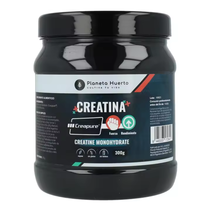 PLANETA HUERTO | Creatina Creapure® 300 g - Monohidrato de Creatina Pura para Incrementar Fuerza y Resistencia Muscular - 1