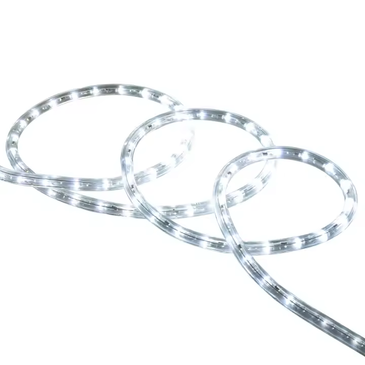 Ledkia Manguera LED Redonda 220V AC 36 LED/m Blanco Frío IP65 a Medida Corte cada 100 cm - 1