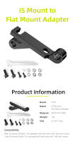 Adaptador De Freno De Bicicleta RRSkit IS Mount to Flat Mount Para Ruedas De 160 Y 180mm Accesorios De Bicicleta Para Marco Y Horquilla - details 0