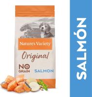 Nature's Variety Original No Grain, Pienso para Perros Junior de todos los tamaños, Sin cereales, con Salmón sin espinas, 2kg - details 2