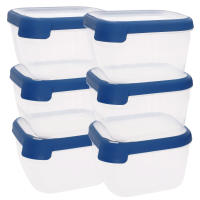 Curver - Pack 4-12 uds recipiente comida Grand Chef 0,4-2,6L, plástico reciclado, BPA Free, 100% hermético, apto microondas, congelador y lavavajillas, eco-Friendly, tapa y base transparentes, almacenamiento alimentos - details 7