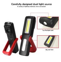 Rechargeable LED Work Light, 2-in-1 Inspection Lamp with 360 Degree Rotation and 5W COB LED Torch Lamp with Magnetic Base and Hook for Home, Workshop, Camping, DIY Lighting - details 1