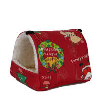 Hammock Para Ratón De Azúcar Hamster Oso Dorado Papagayo Nido De Pequeño Animal De Peluche Cálido Para Dormir Invierno Surtido De Colores - details 7
