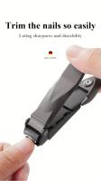 Tijeras De Uñas Para Hombres Con Recogedor Ergonómico Y De Acero Inoxidable Resistente Para Recoger Las Uñas Cortadas - details 2