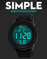 Reloj Deportivo Para Hombre YIKAZE Impermeable Con Luz Luminosa Multifuncional Militar Digital Reloj De Pulsera Electrónico Con Alarma Y Cronógrafo - details 0