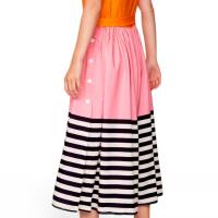 Vestido Estrella Gloria de Smile, tirantes, botones laterales, lazada, corte flojo, 100% viscosa. Colección solidaria. - details 5