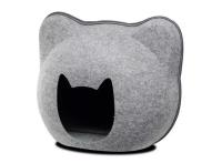 Cama para gatos 47x36x40cm GRIS - Cómoda y Acogedora Cama para Gatos de Tamaño Ideal en Color Gris Platz K9 S.L. - details 2