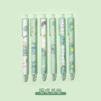 6pc Bolígrafo De Gel Creativo 0.5mm Tipo Presión Alta Valía Facial Niña Bonita Corazón Fae Gas Bolígrafo Neutro Suministros De Papelería Para Escuela Y Oficina - details 3