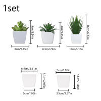 3 Macetas De Plantas Simuladas Pequeñas Para Decoración De Oficinas Salones De Estar Ventanas Jardines Y Courtyards - details 9