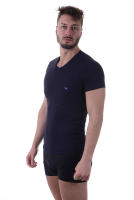 Camiseta Emporio Armani Cotton Man Dark Blue 1108107 P725 135 - details 2
