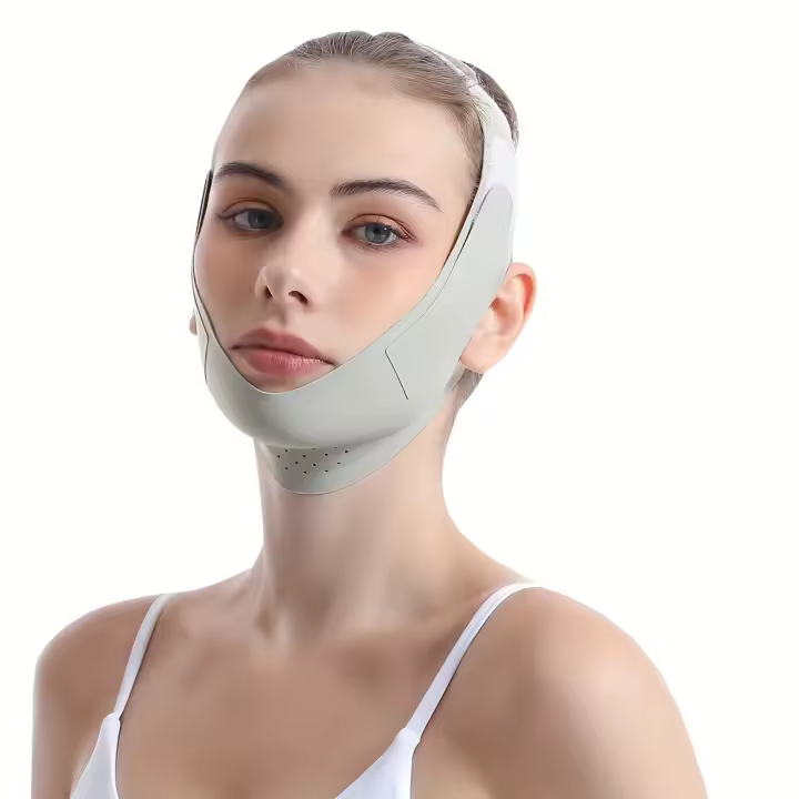 Cinta Reductora De Cara Reutilizable Para Mujeres Modeladora De V-Line Elevador De Barba Y Pecho Straps De Masaje Facial Herramienta De Cuidado De La Piel Beauty Tools - 1