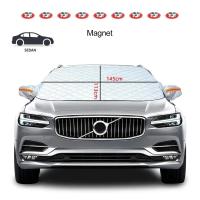 Protector De Ventanas De Coche Anticongelante Con 9 Magnetos Universal Bloqueador De Sol Visor Para Ventilador Delantero Y Trasero - details 11