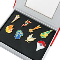 Set De Broches De Badges De Gimnasio Pokémon De Kanto Johto Hoenn Sinnoh Unova Kalos Y Islas Naranja Accesorios Para Cosplay Unisex - details 6