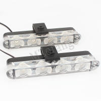 2x4 LED Luz De Advertencia Estroboscópica Para Coche Camión FSO Flasher De Emergencia Policiales Y Ambulancia Accesorios De Coche - details 3